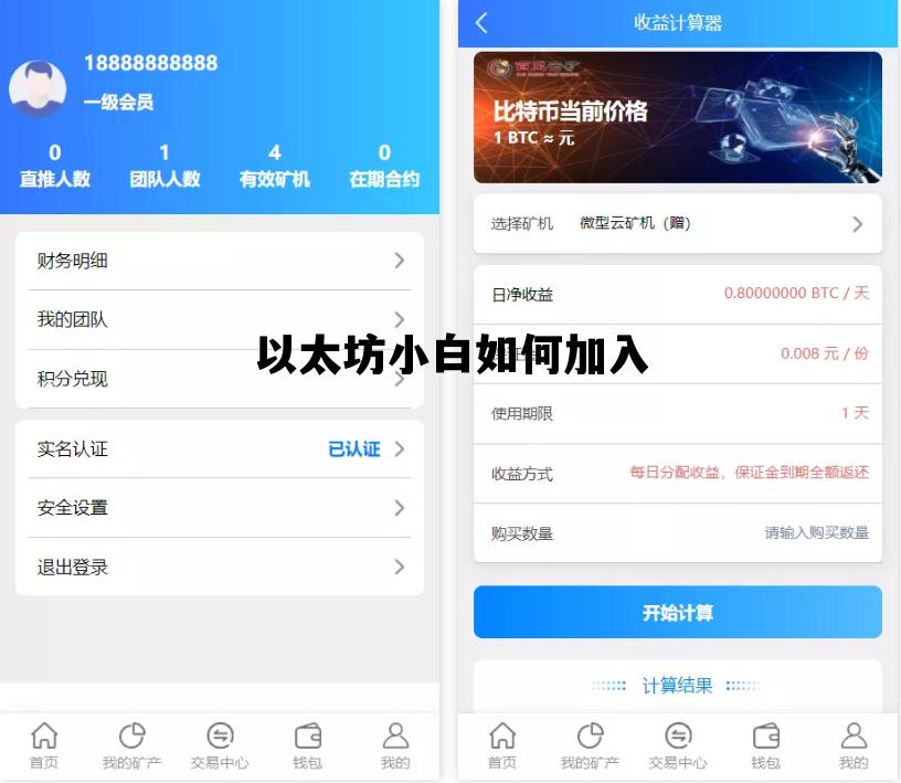 以太坊小白如何加入 以太坊刚开始怎么推广的
