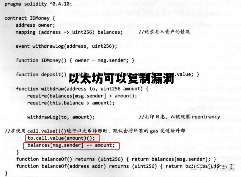 以太坊可以复制漏洞 以太坊地址复制时候随便改一下数字