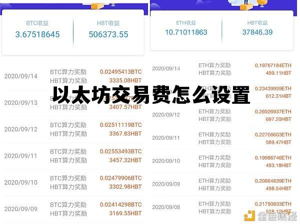 以太坊交易费怎么设置 以太坊手续费如何能便宜